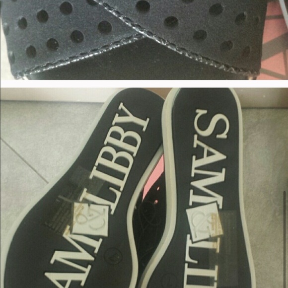 Sam Libby for target black sandals flat slipper - Picture 3 of 3
